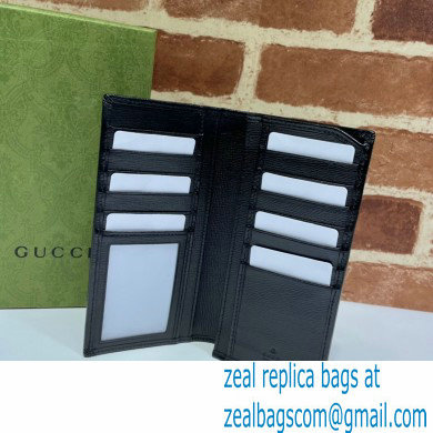 Gucci Long wallet with Interlocking G 672947 Black 2021 - Click Image to Close