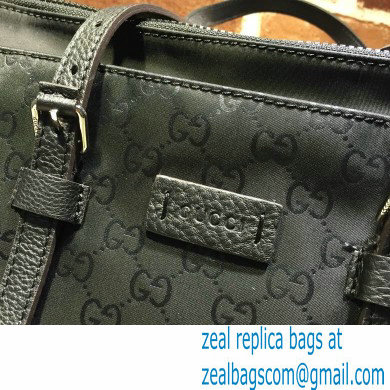 Gucci Nylon Guccissima light duffle bag 387068 Black 2021 - Click Image to Close