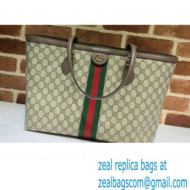 Gucci Ophidia GG Medium Tote Bag 631685 GG Canvas Coffee 2021