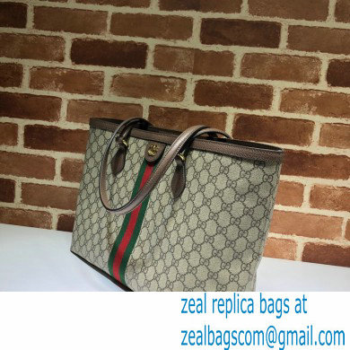 Gucci Ophidia GG Medium Tote Bag 631685 GG Canvas Coffee 2021