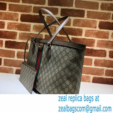 Gucci Ophidia GG Medium Tote Bag 631685 GG Canvas Coffee with Pouch 2021