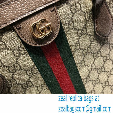 Gucci Ophidia GG Medium Tote Bag 631685 GG Canvas Coffee with Pouch 2021