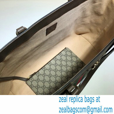 Gucci Ophidia GG Medium Tote Bag 631685 GG Canvas Coffee with Pouch 2021