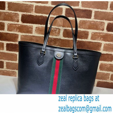 Gucci Ophidia GG Medium Tote Bag 631685 Leather Black 2021