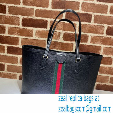 Gucci Ophidia GG Medium Tote Bag 631685 Leather Black 2021