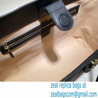 Gucci Ophidia GG Medium Tote Bag 631685 Leather Black 2021