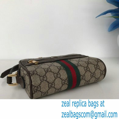 Gucci Ophidia GG Mini Bag with Web 517350 GG Canvas Coffee 2021 - Click Image to Close