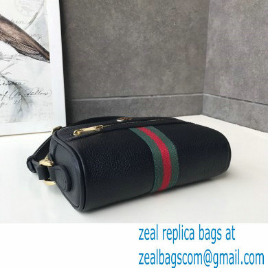 Gucci Ophidia GG Mini Bag with Web 517350 Leather Black 2021