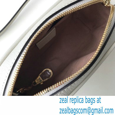 Gucci Ophidia GG Mini Bag with Web 517350 Leather White 2021
