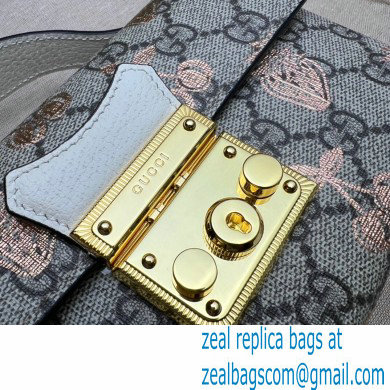 Gucci Padlock Berry Print Mini Bag 652683 GG Canvas 2021