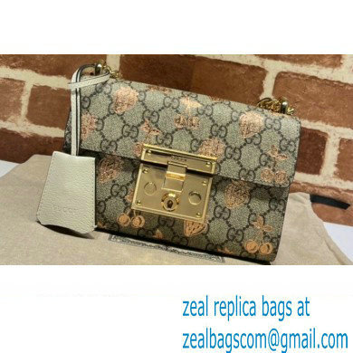 Gucci Padlock Small Berry Shoulder Bag 409487 GG Canvas 2021