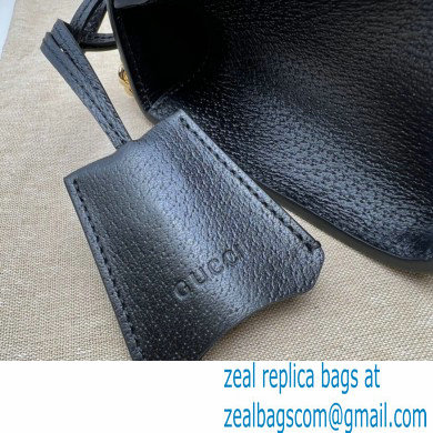 Gucci Padlock Small Berry Shoulder Bag 409487 Leather Black 2021