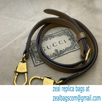 Gucci Small Top Handle Bag with Double G 658450 Web Beige 2021