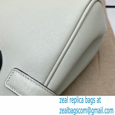 Gucci Small Top Handle Bag with Double G 658450 White 2021 - Click Image to Close