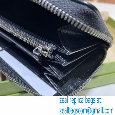 Gucci Zip around wallet with Interlocking G 673003 Black 2021 - Click Image to Close