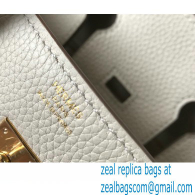 Hermes Birkin 25/30/35cm Bag off white in Togo Leather With Gold Hardware - Click Image to Close