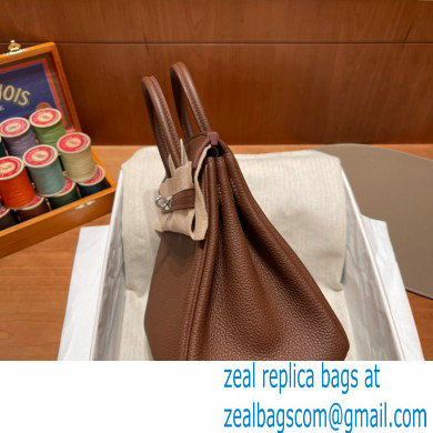 Hermes Birkin 25cm Bag alezan in Original Togo Leather