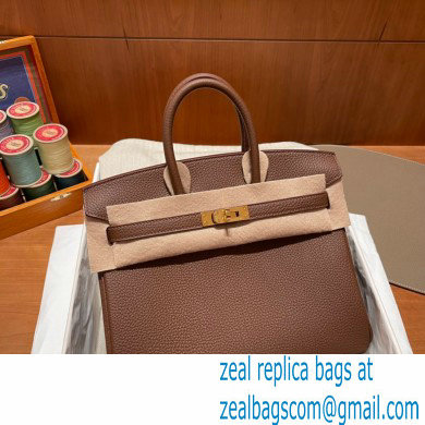 Hermes Birkin 25cm Bag alezan in Original Togo Leather - Click Image to Close