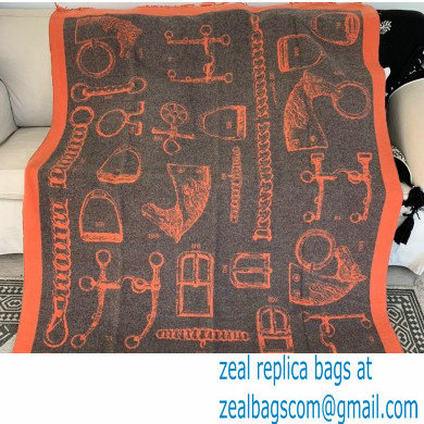 Hermes Cashmere Blanket 135x170cm H22 2021 - Click Image to Close