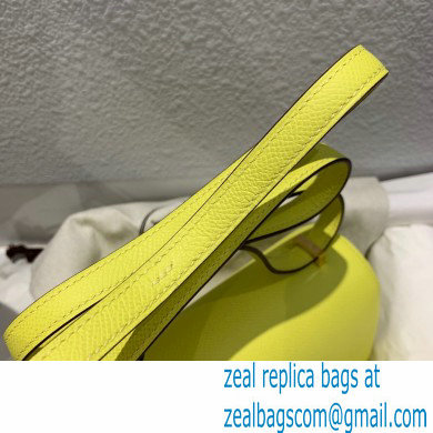 Hermes Constance 18 in original Epsom Leather lemon yellow with gold Hardware