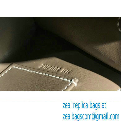 Hermes Mini Kelly 22 Pochette Bag Etoupe in Swift Leather with Gold Hardware