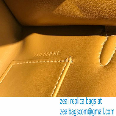 Hermes Mini Kelly 22 Pochette Bag Sesame in Swift Leather with Gold Hardware