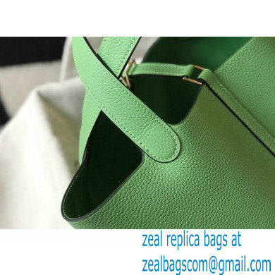 Hermes Picotin Lock 18/22 Bag Avocado Green with Gold Hardware