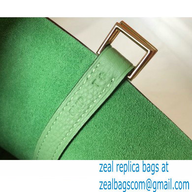 Hermes Picotin Lock 18/22 Bag Avocado Green with Gold Hardware