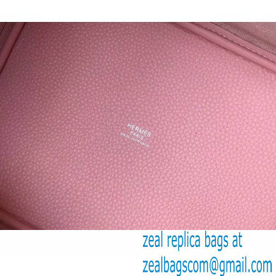 Hermes Picotin Lock 18/22 Bag Cherry Pink with Silver Hardware