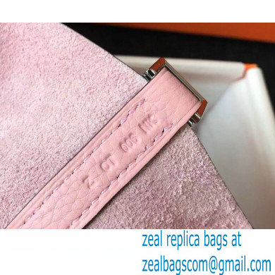 Hermes Picotin Lock 18/22 Bag Cherry Pink with Silver Hardware