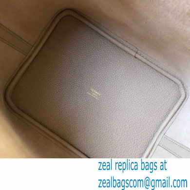 Hermes Picotin Lock 18/22 Bag Trench Grey with Gold Hardware