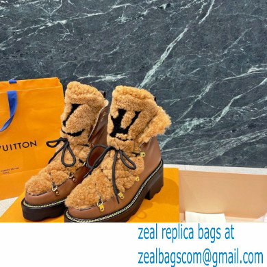 LOUIS VUITTON Beaubourg Ankle Boots 1A8CUQcognac - Click Image to Close
