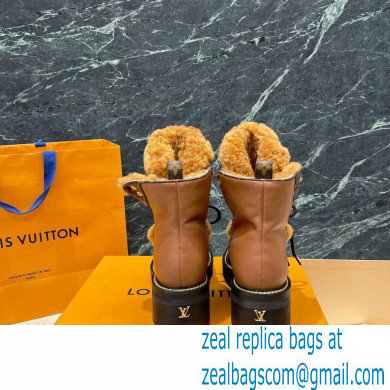 LOUIS VUITTON Beaubourg Ankle Boots 1A8CUQcognac - Click Image to Close