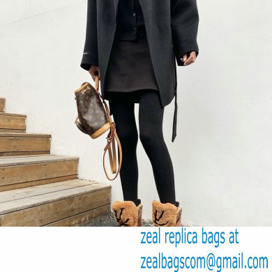 LOUIS VUITTON Beaubourg Ankle Boots 1A8CUQcognac