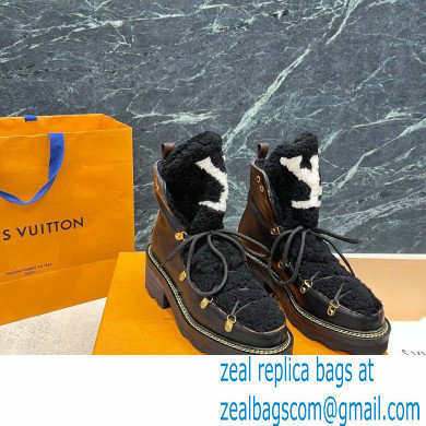 LOUIS VUITTON Beaubourg Ankle Boots 1A8CUQ black