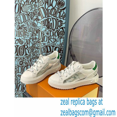 LOUIS VUITTON Time Out Trainers 1A9PZS green