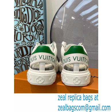 LOUIS VUITTON Time Out Trainers 1A9PZS green