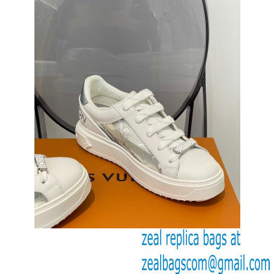 LOUIS VUITTON Time Out Trainers 1A9PZS silver