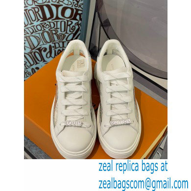 LOUIS VUITTON Time Out Trainers 1A9PZS silver - Click Image to Close