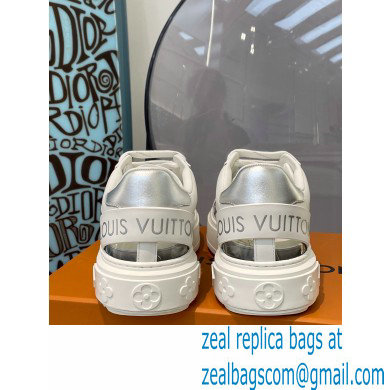 LOUIS VUITTON Time Out Trainers 1A9PZS silver