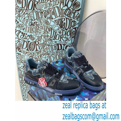 LOUIS VUITTON men's Trainers 1A9IPN blue - Click Image to Close