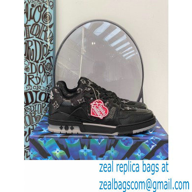 LOUIS VUITTON men's Trainers black 1A9IPN