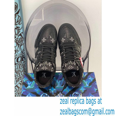 LOUIS VUITTON men's Trainers black 1A9IPN - Click Image to Close