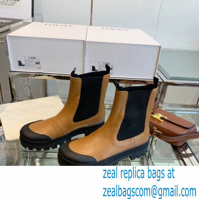 Loewe Chelsea Boots in calfskin Tan 2021