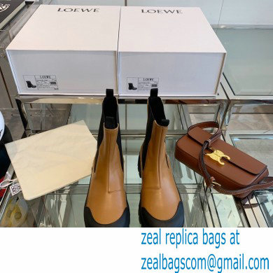 Loewe Chelsea Boots in calfskin Tan 2021