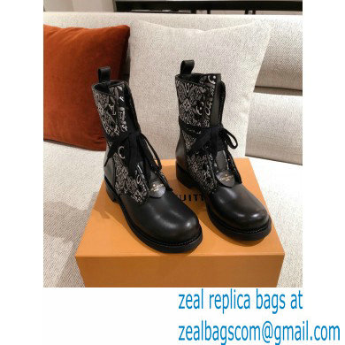 Louis Vuitton Since 1854 Metropolis Flat Ranger Ankle Boots Black 2021 - Click Image to Close