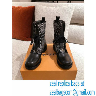 Louis Vuitton Since 1854 Metropolis Flat Ranger Ankle Boots Black 2021 - Click Image to Close