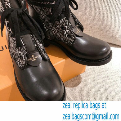 Louis Vuitton Since 1854 Metropolis Flat Ranger Ankle Boots Black 2021 - Click Image to Close