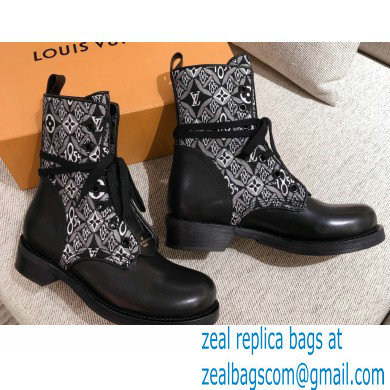 Louis Vuitton Since 1854 Metropolis Flat Ranger Ankle Boots Black 2021