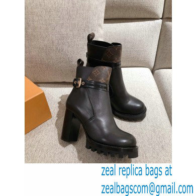 Louis Vuitton Star Trail Ankle Boots Black With Strap and Buckle 2021 - Click Image to Close